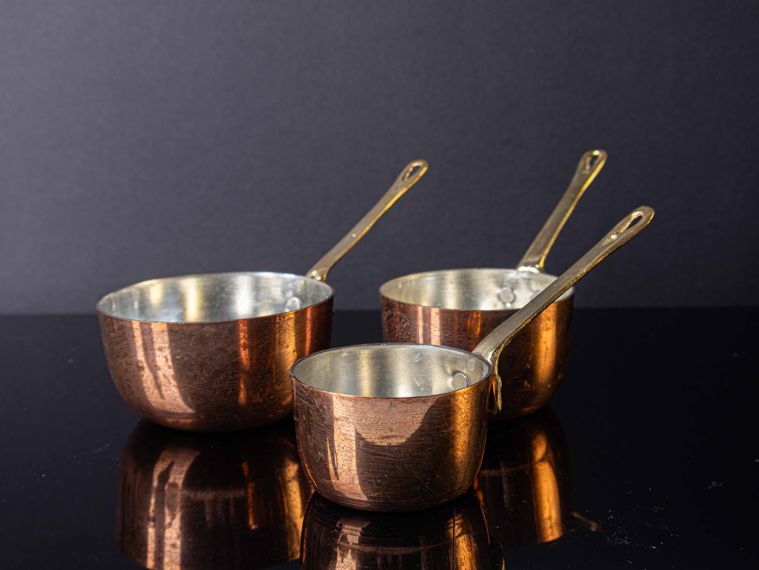 Kayrana Mini Copper Sauce Bowls Set