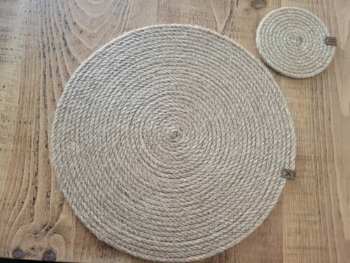 Handmade Straw Placemats & Coasters – Natural Elegance for Your Home photo review